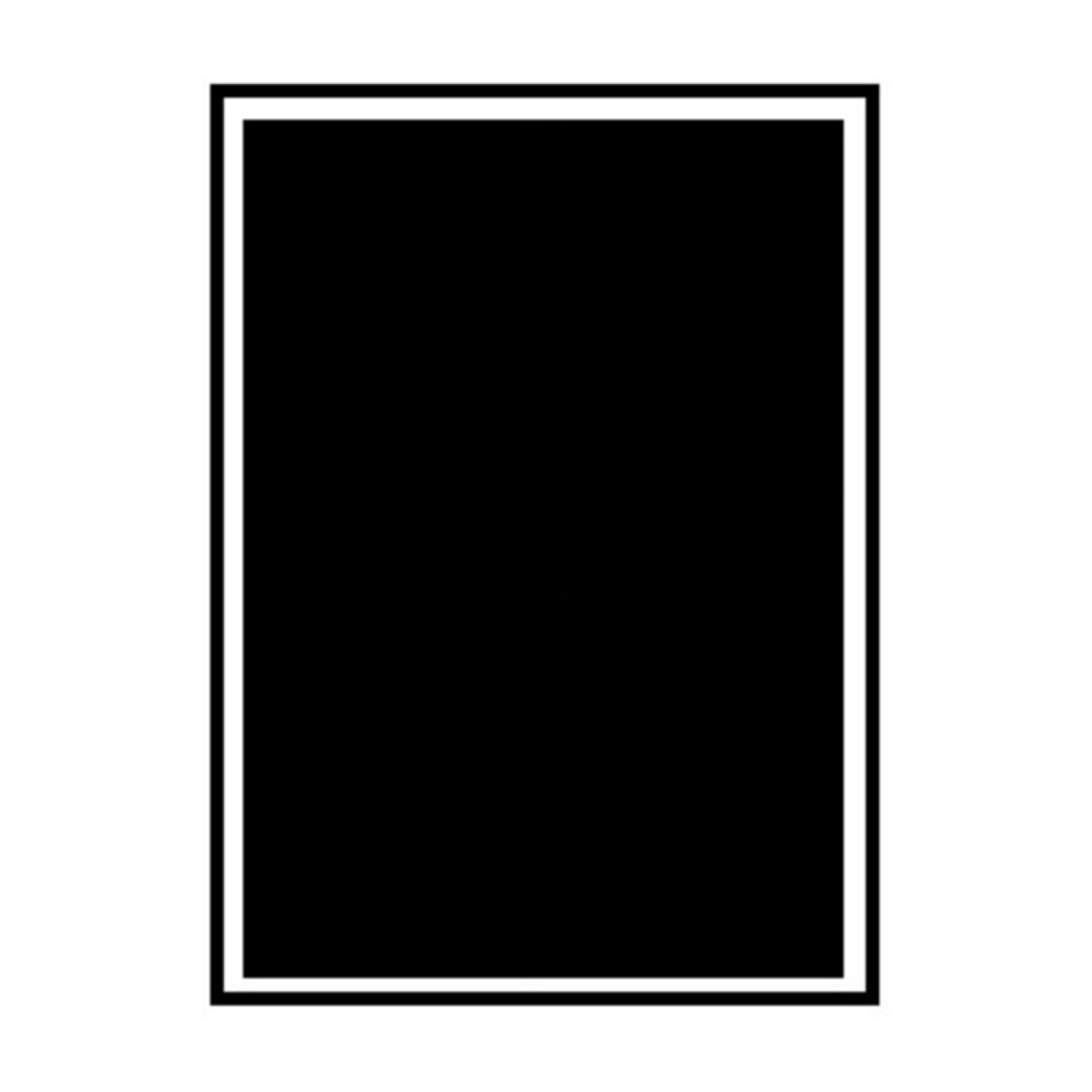 A black page indicating a black and white page in the program book